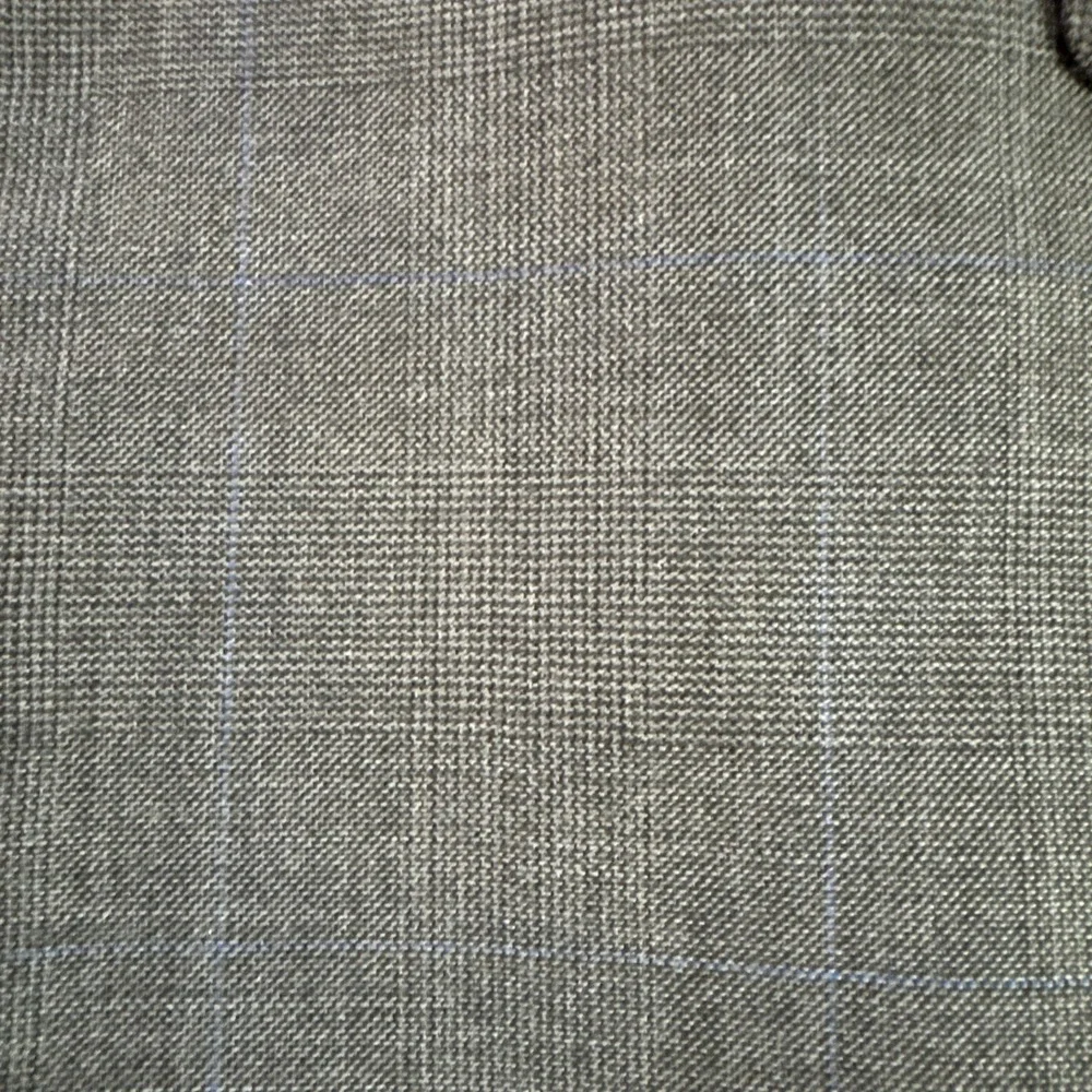 Nautica Mens 100%‎ Wool Blazer Sz 40R Gray Plaid Sport Coat Jacket